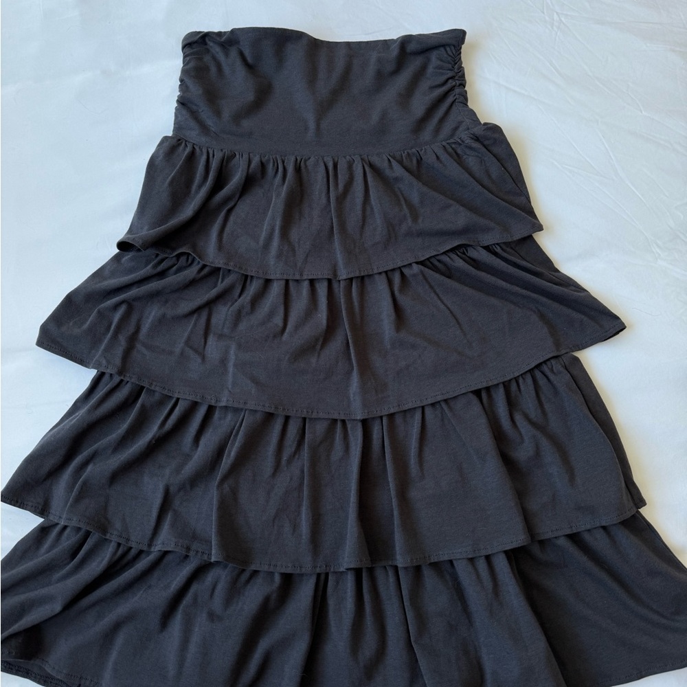 Fringe Layered Mini Dress